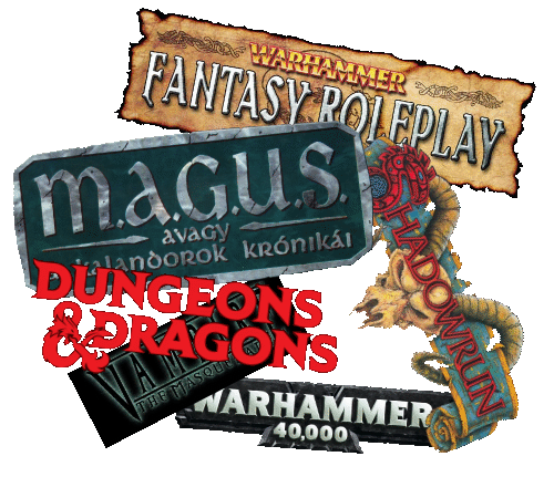 Cyrusmagus.hu weboldalon megtalálható szerepjátékok logói